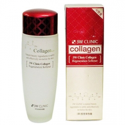 Nước hoa hồng & sữa dưỡng Collagen 3W CLINIC